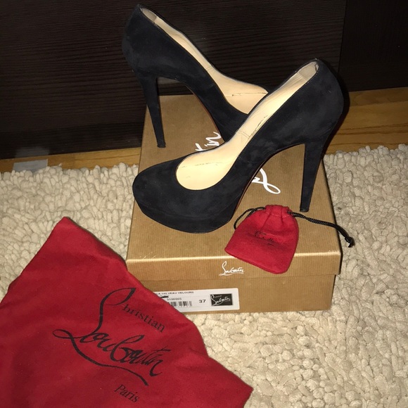 Christian louboutin Black suede Bianca pumps - Picture 2 of 8